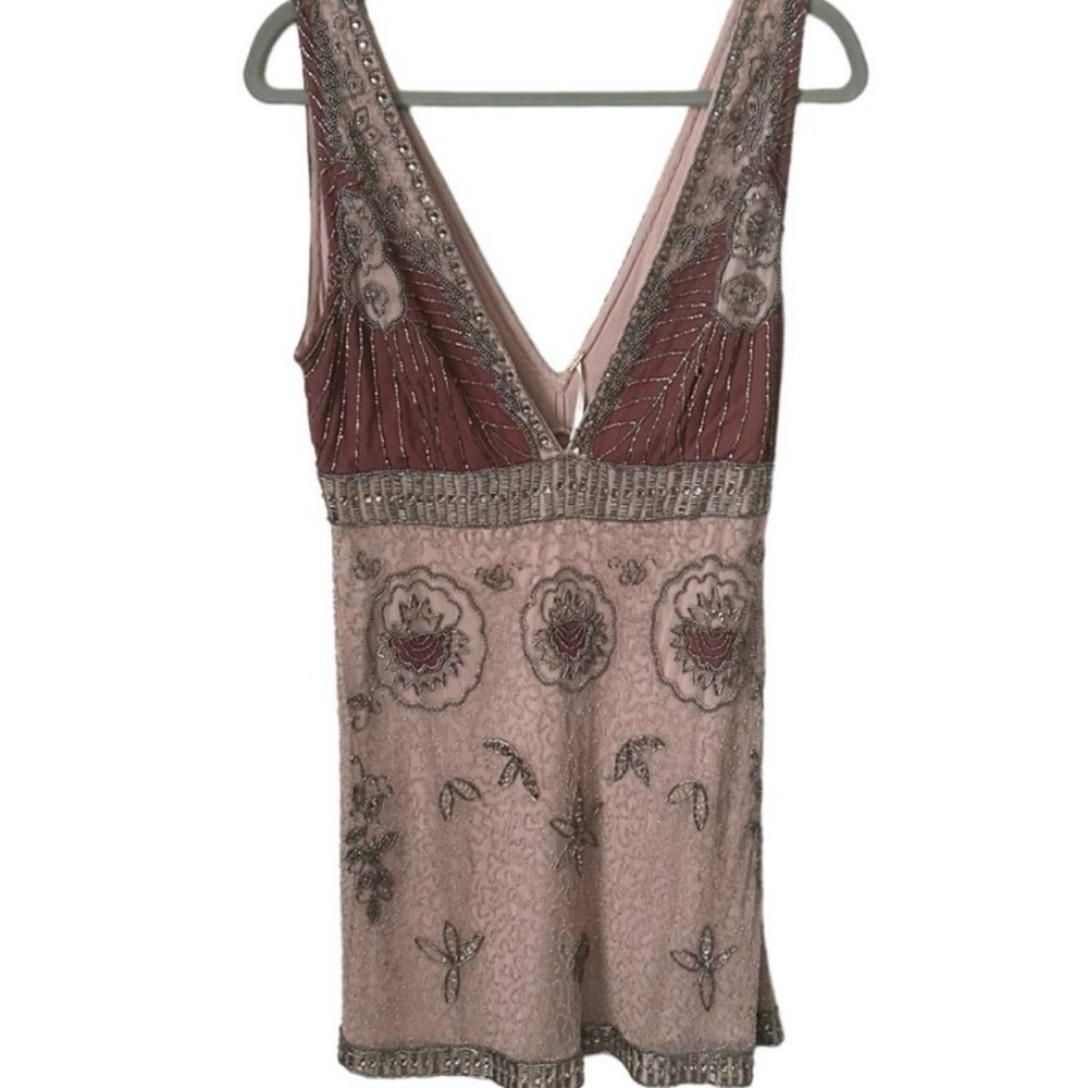 Free People Moondust Beaded Mini Dress